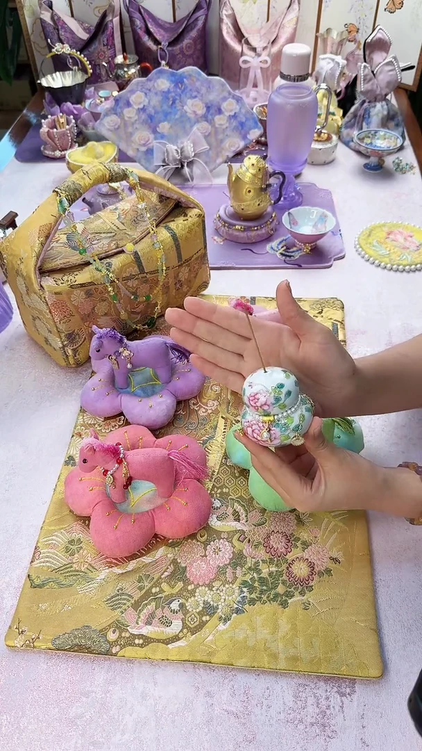 75灵玺贡坊 牡丹香插 带链条