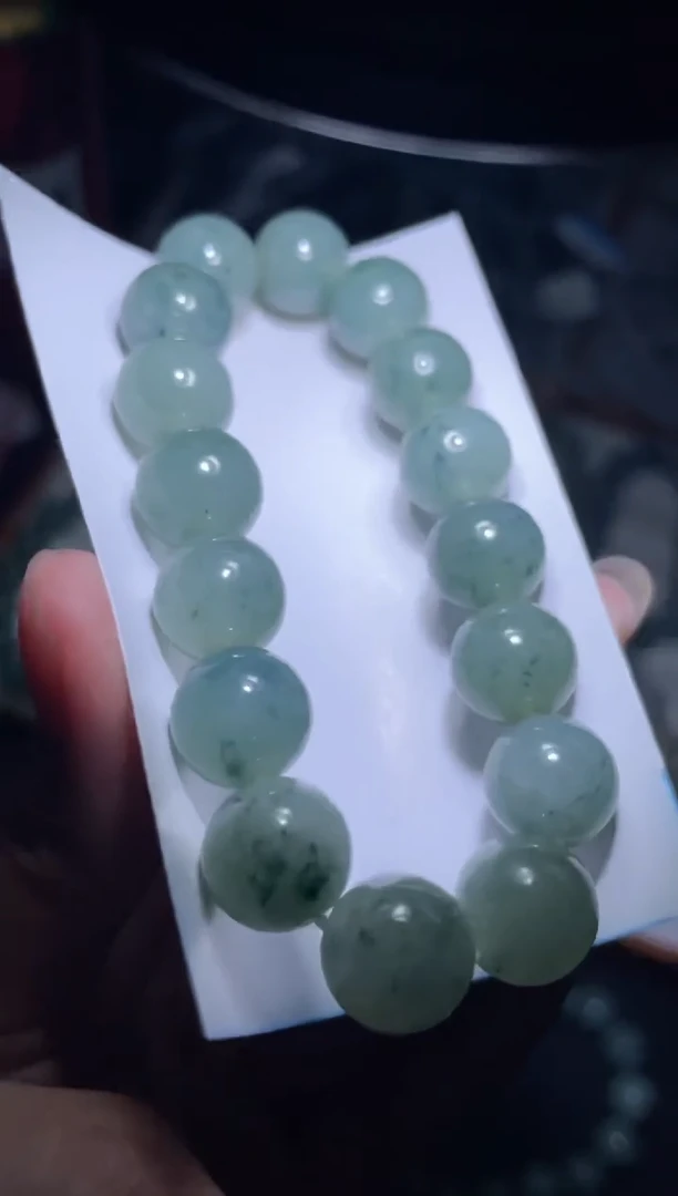 未镶嵌定制翡翠天然缅甸翡翠手串8