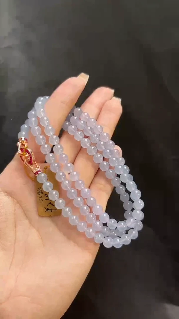 未镶嵌手串翡翠翡翠106颗珠串多人不退不换