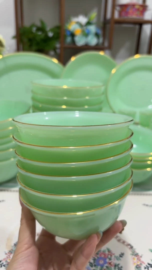 4.5英寸玉瓷碗6个口径11.5厘米