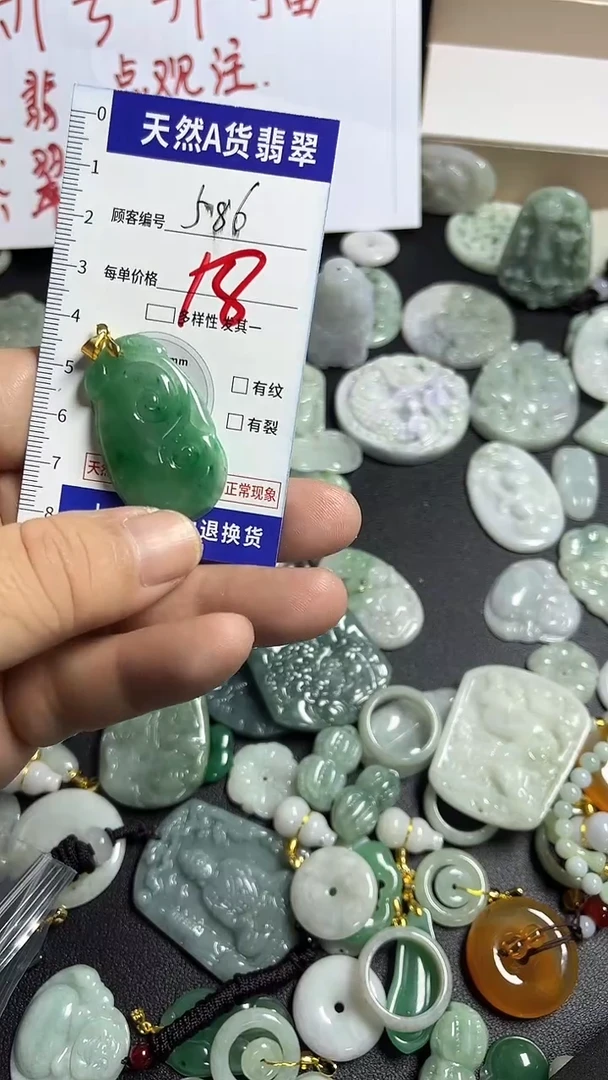 颈饰未镶嵌翡翠586