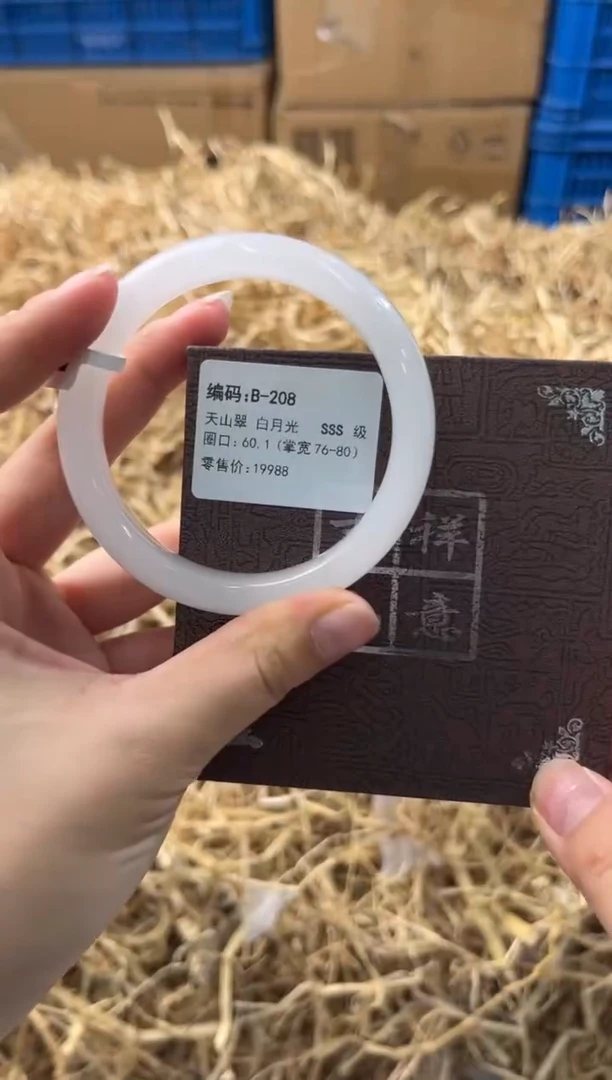 未镶嵌手镯石英质玉B-208