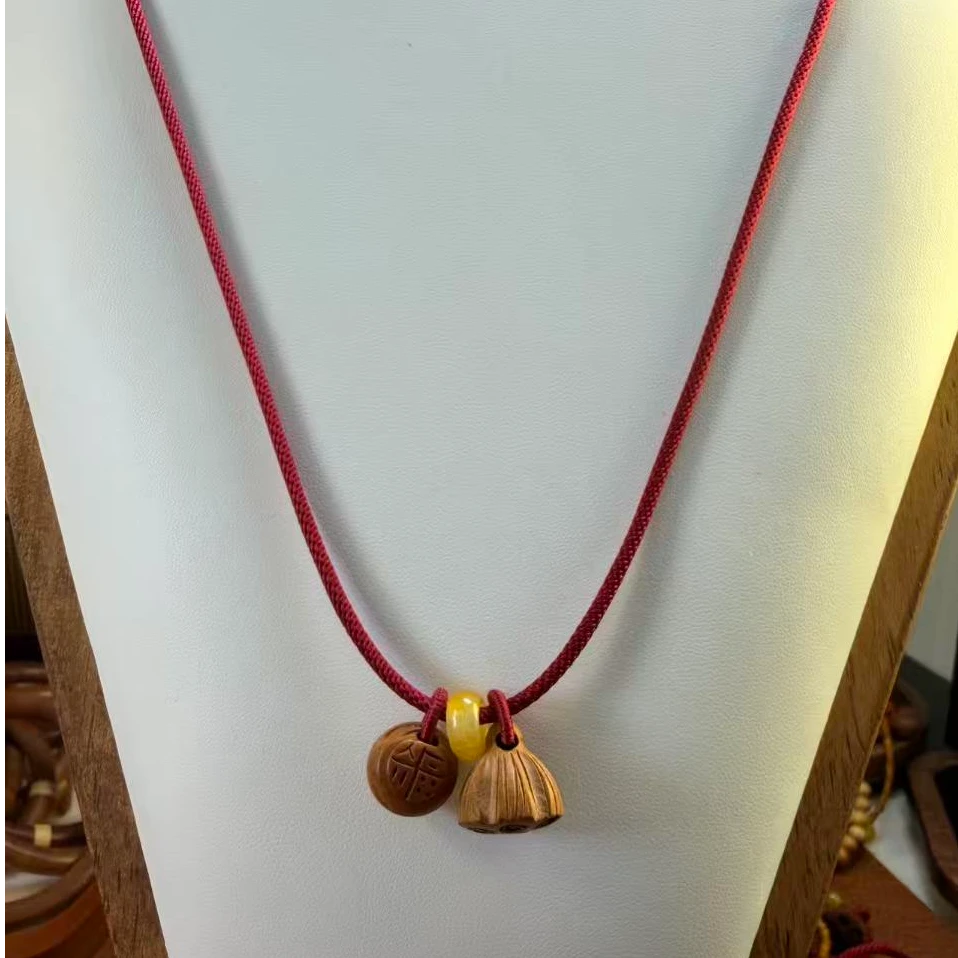 【桃源行】红绳多款「福气连连」脖挂 桃木桃核辟•挡•驱•护可调节