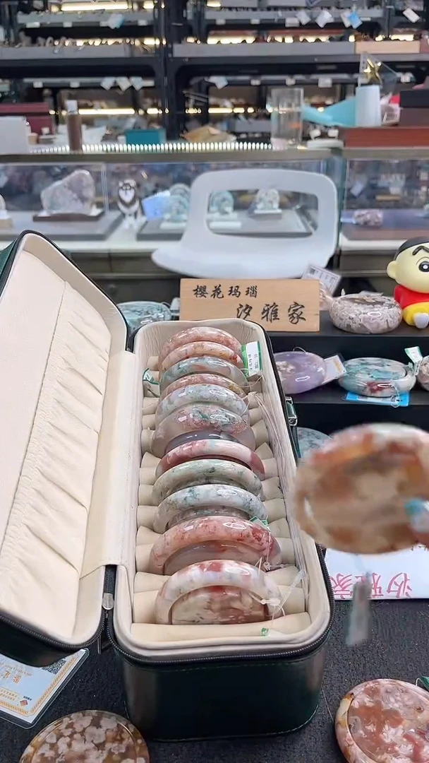 未镶嵌手镯石英质玉圈口（赠品镯心）