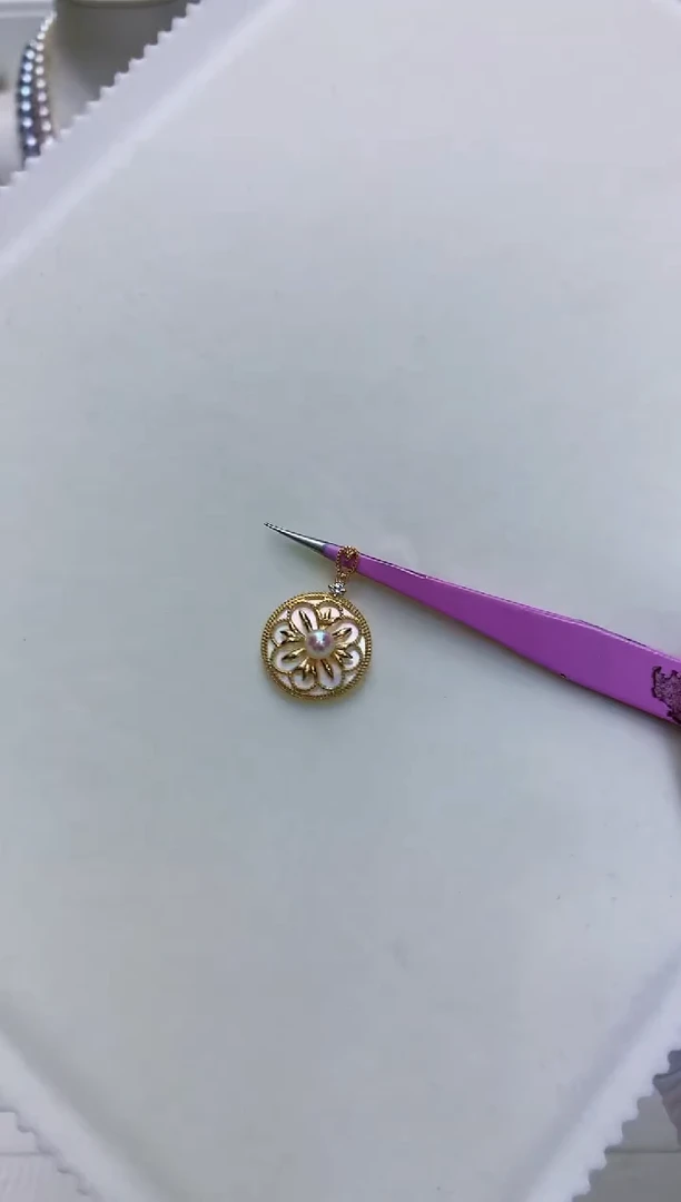 【闪购商品】海水珍珠饰品银S925镶嵌设计款吊坠