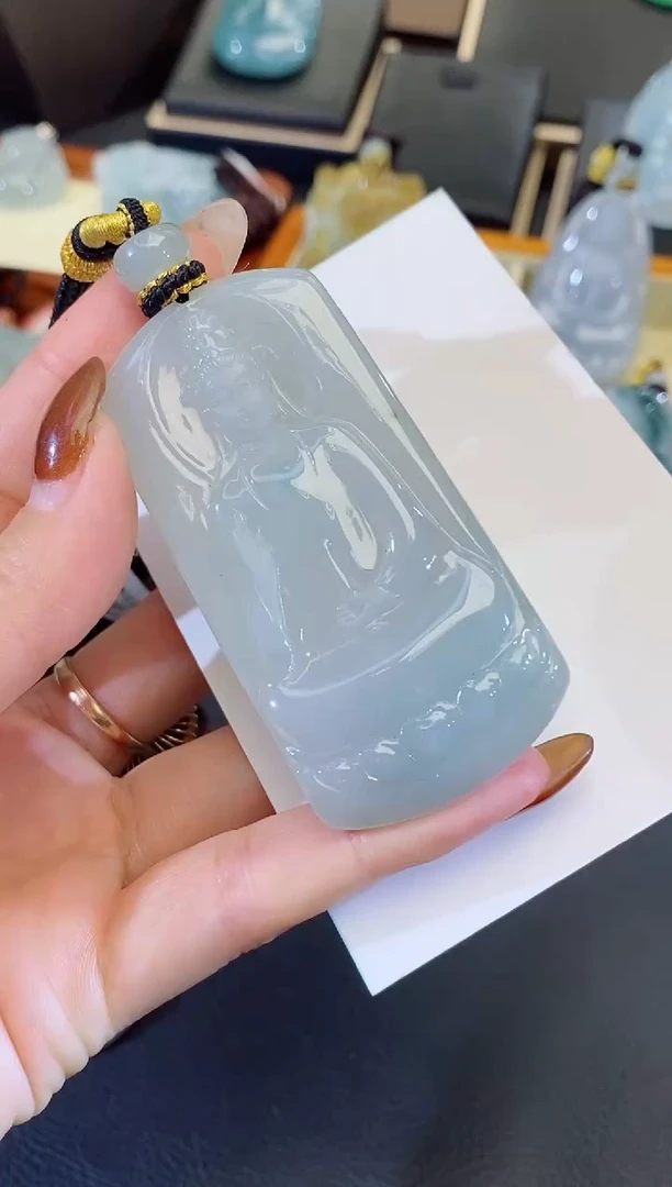 颈饰未镶嵌翡翠缅甸天然翡翠