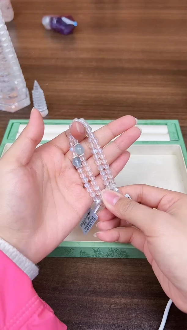 未镶嵌手链月光石悦2337