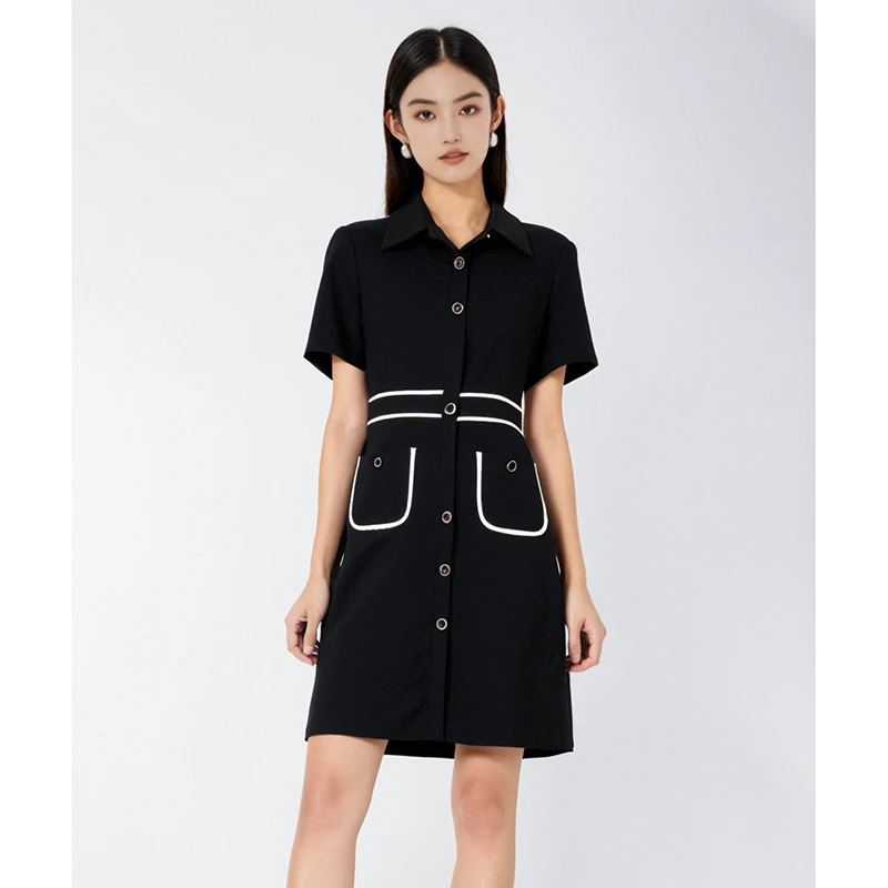 春夏新款洋气时尚连衣裙 赫6753P