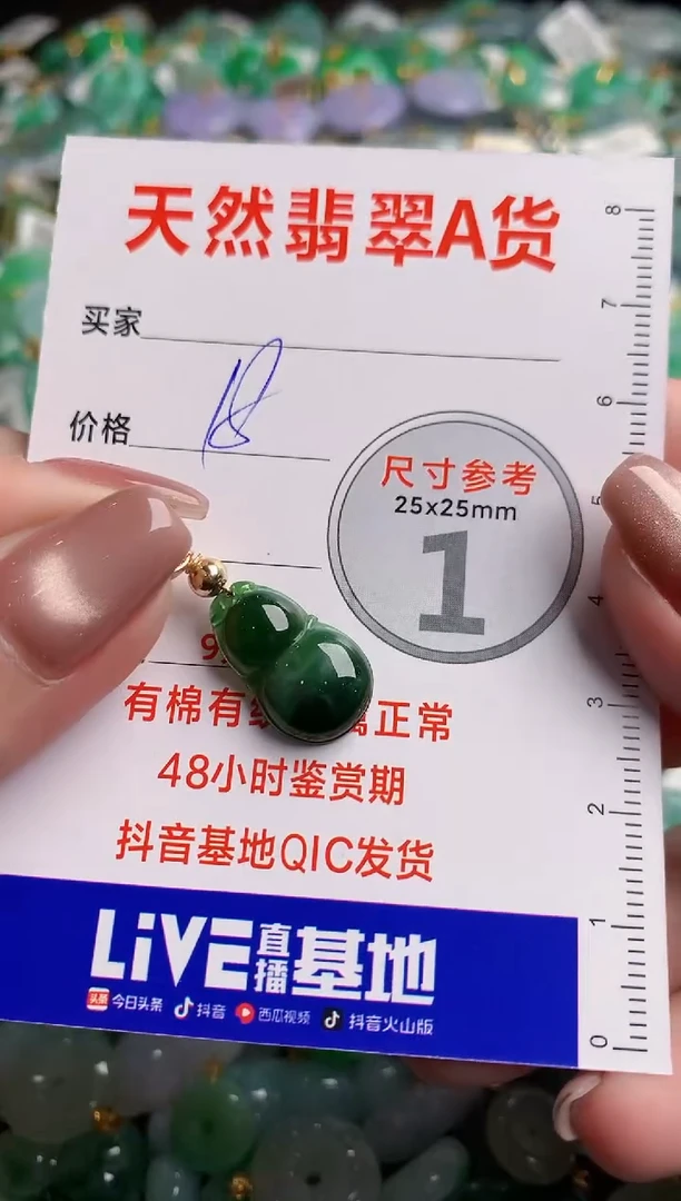 翡翠未镶嵌颈饰23000146