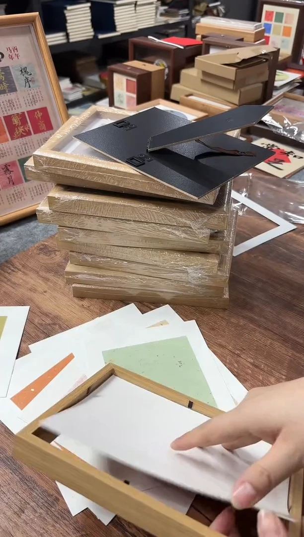 15*20加厚彩麻软卡加框10套