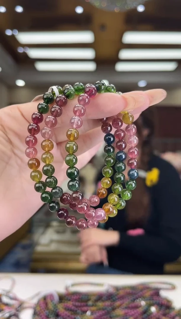 【闪购商品】碧玺/未镶嵌6mm+碧玺多圈22多样性发货