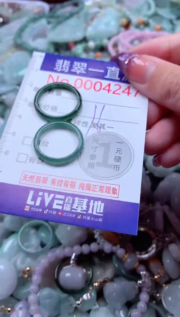 翡翠未镶嵌吊坠(不含链)4247