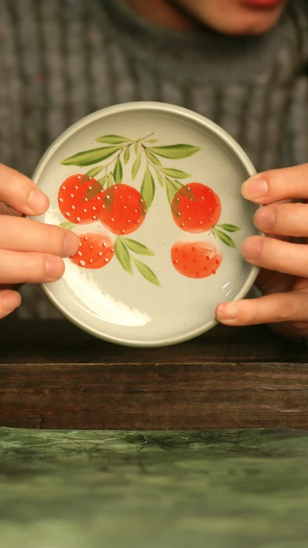 瓷器青诗集手工手绘瓷器