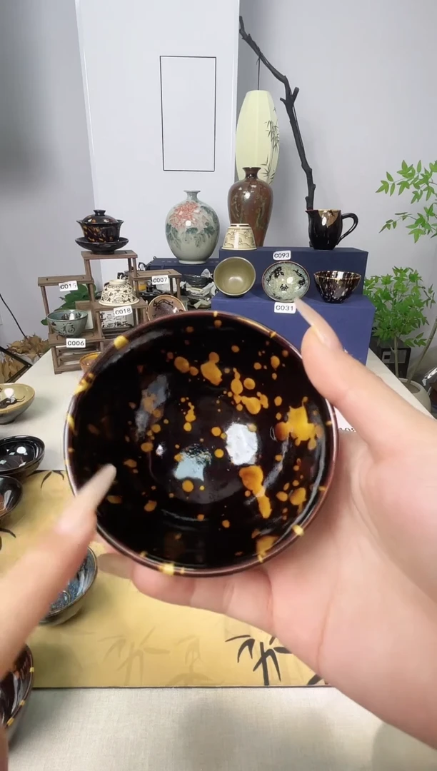 逍***?吉州窑纯手工高温瓷特价款