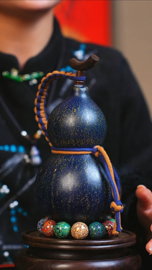 【闪购商品】JS104大师姐臻选非遗大漆酒葫芦