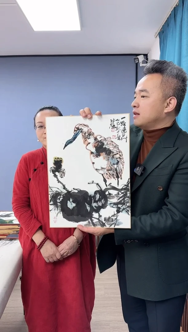 【闪购商品】折扇1张老师作品张老师作品张老师作品