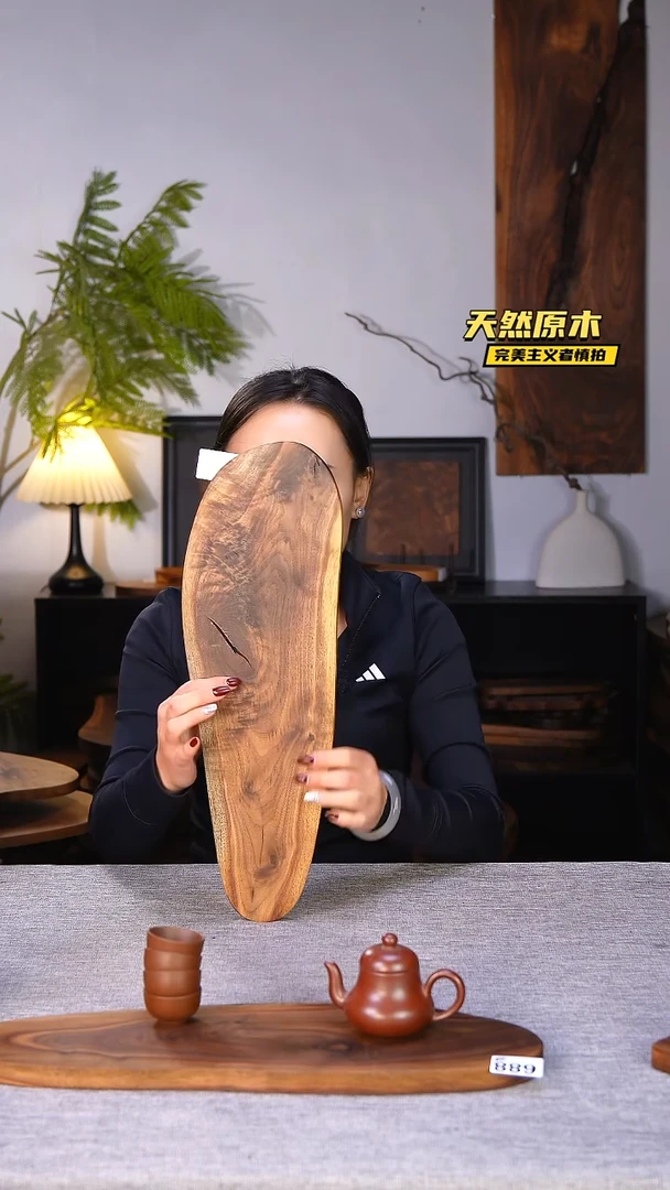 木北美黑胡桃原木.干裂疤结不属于商品质量问题完美主义者慎拍