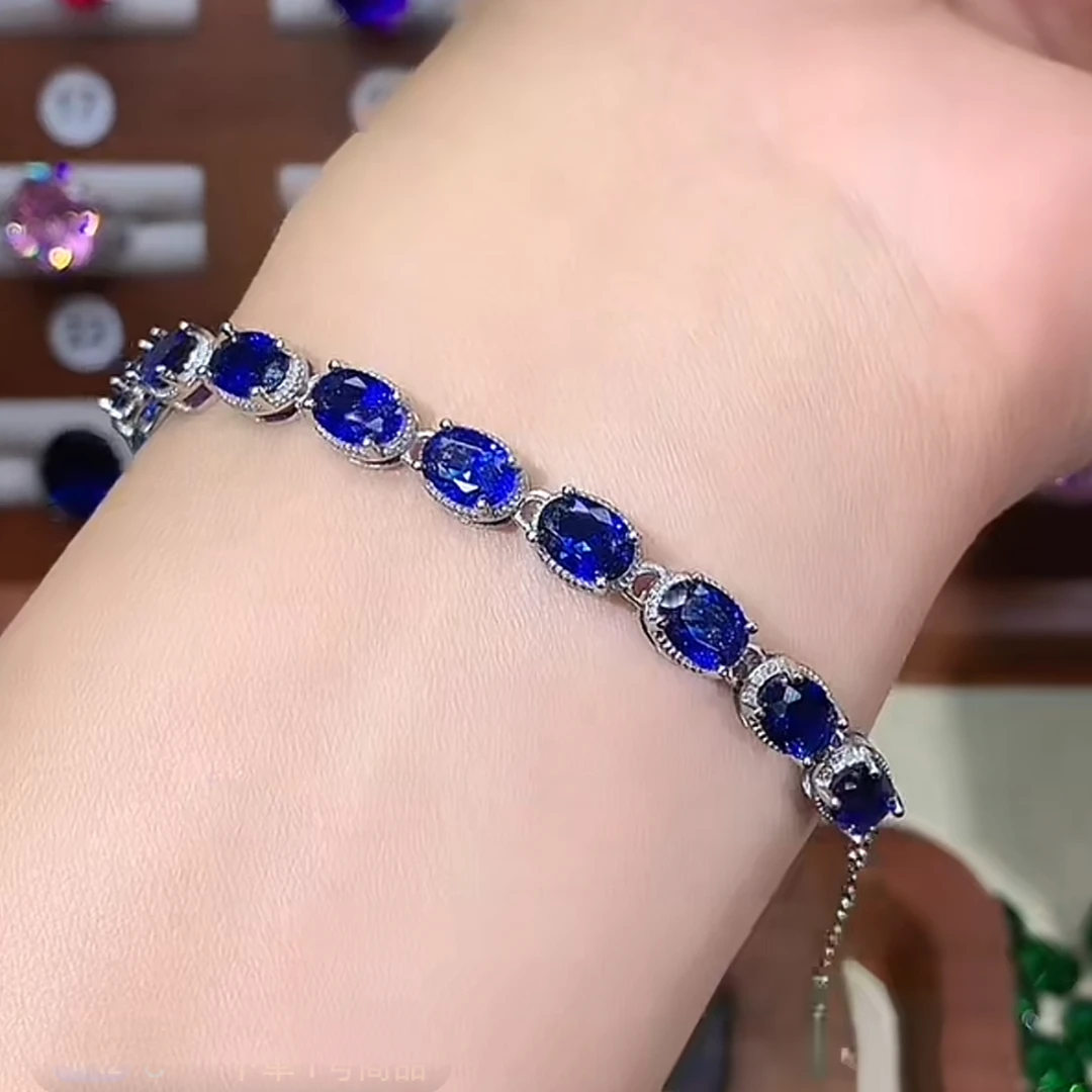 高奢定制-皇家蓝 宝 手链57白