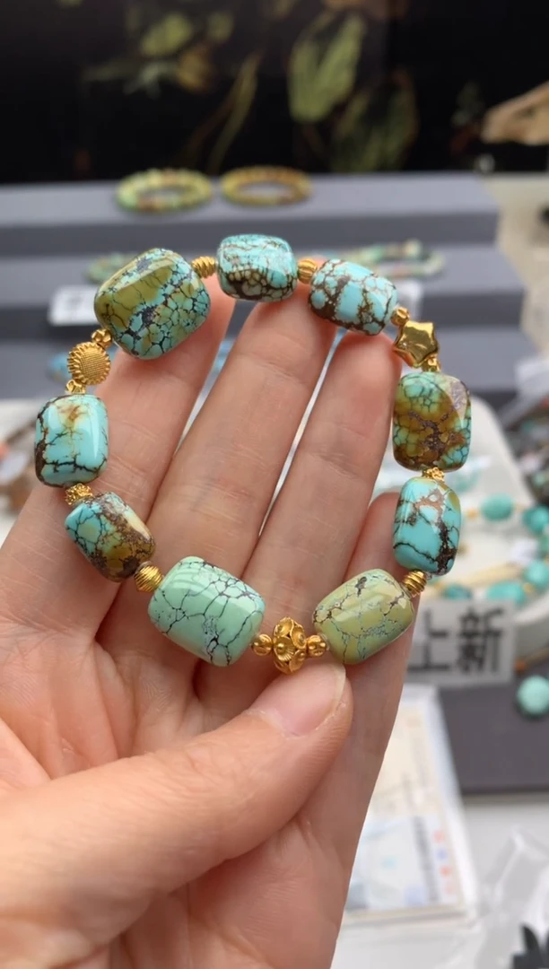 未镶嵌绿松石手串茜.E89