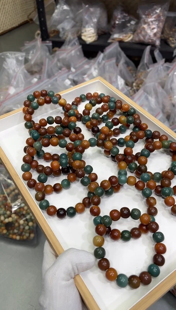 【闪购商品】菩提根/象牙果手串13.5糖壳不挑（214）