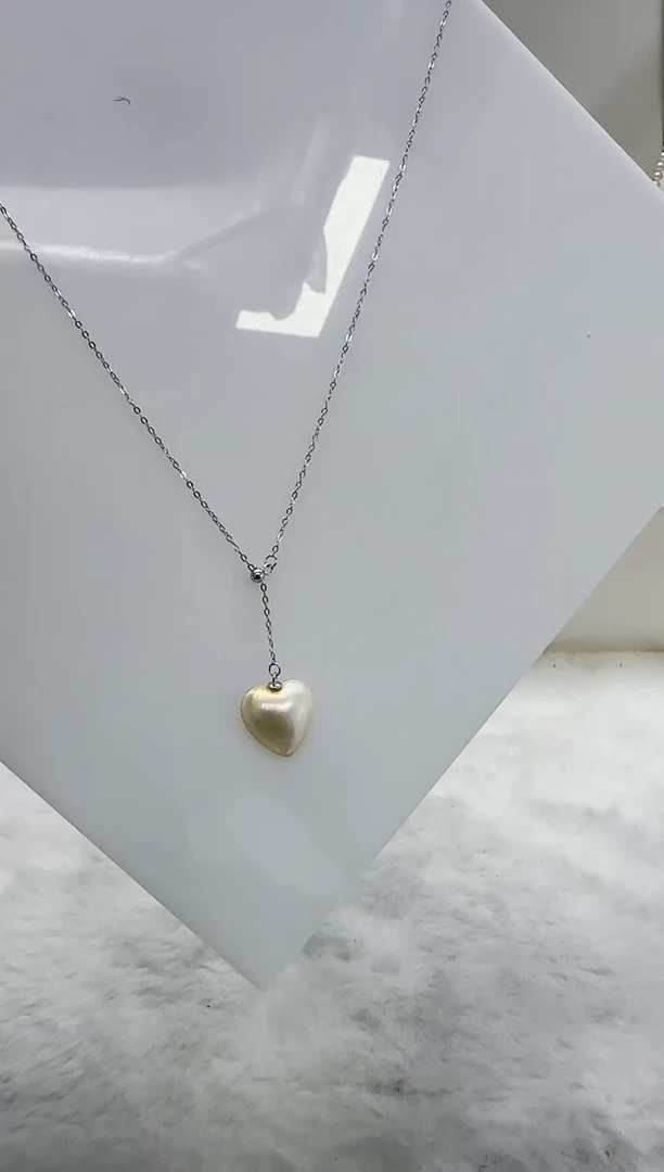 【闪购商品】拼合珍珠（马贝珠）DA银S925镶嵌q055 套链