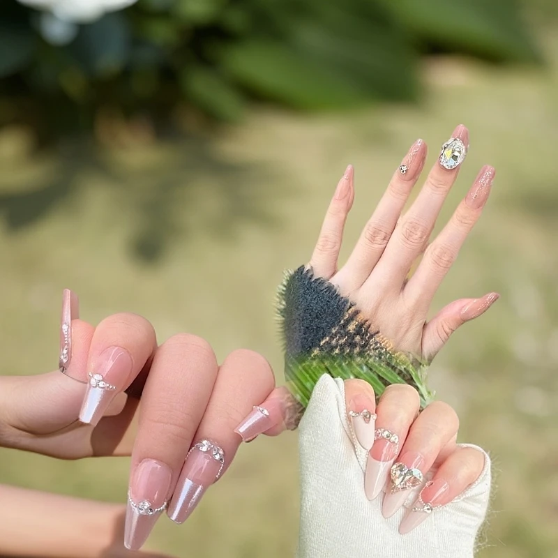 【高货孤品】纯手工穿戴甲  可重复穿戴少女美甲贴