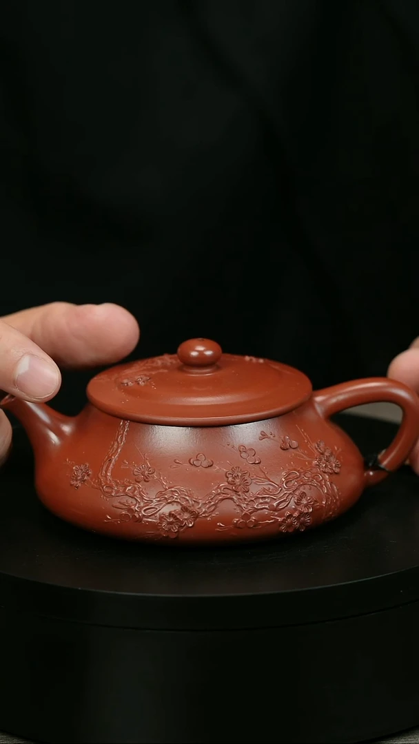 茶壶紫砂限*款H2002陈春芬梅花纳瓢