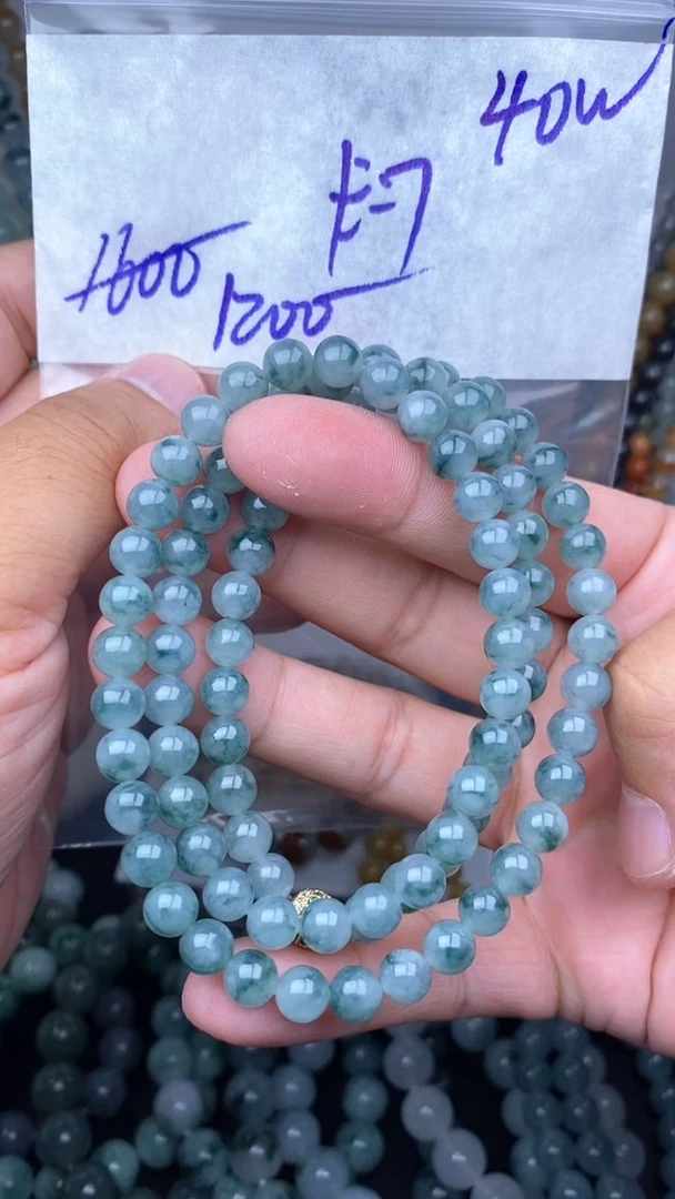 未镶嵌定制翡翠毛货需精细抛光拍一发一