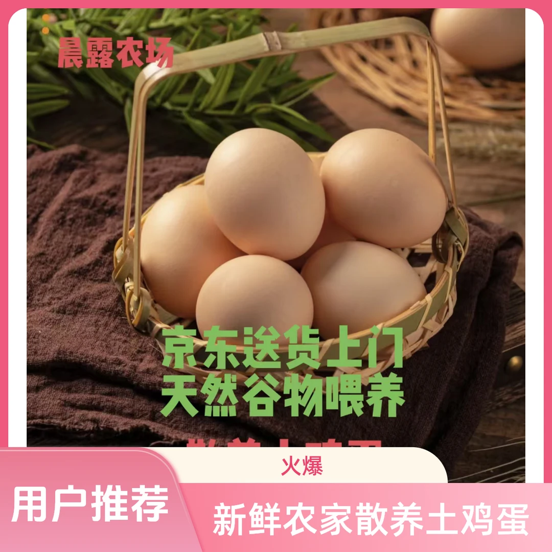 散养土鸡蛋现捡蛋现发，京东送货上门