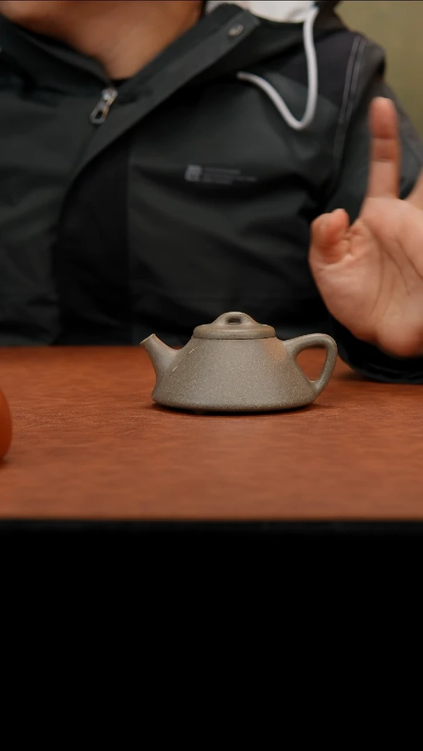 茶壶紫砂紫砂壶底部形变青段趣瓢光板