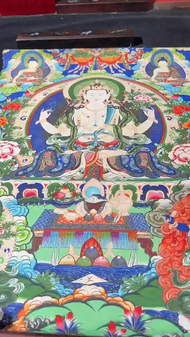 卷轴画藏式珍藏彩绘艺术馆44