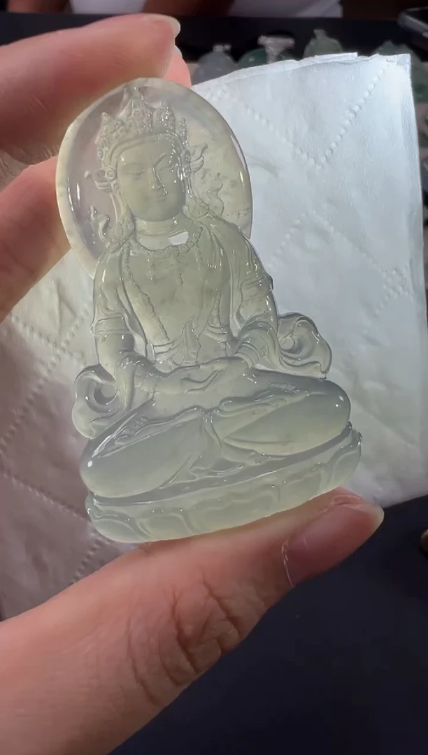 吊坠(不含链)未镶嵌翡翠A97|12800