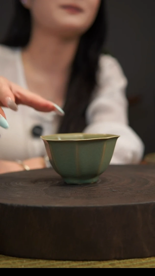 杯子八方杯 汝州原产地  原矿老釉