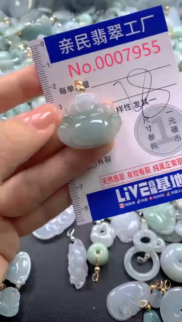 颈饰未镶嵌翡翠7955