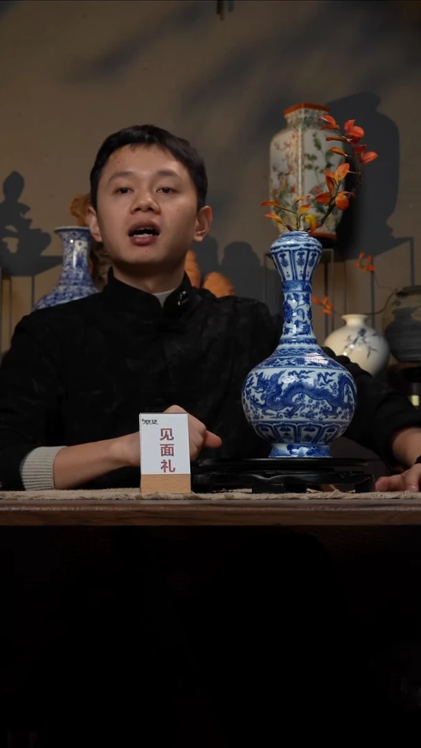 摆件陶WN景德镇问泥旗舰店陶瓷花瓶摆件