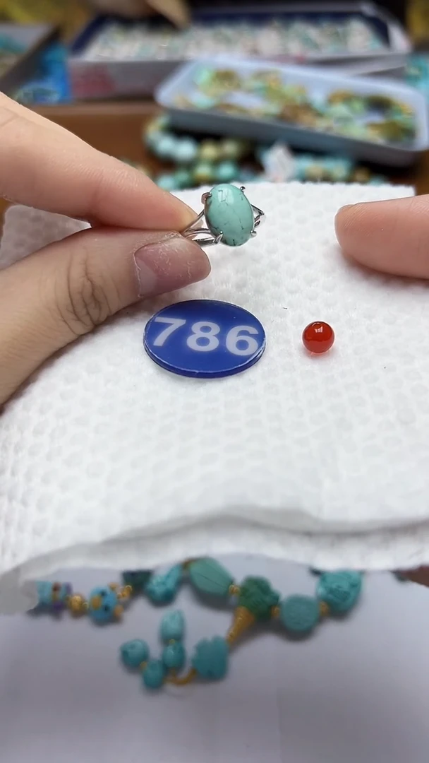 玛瑙/玉髓戒指未镶嵌786