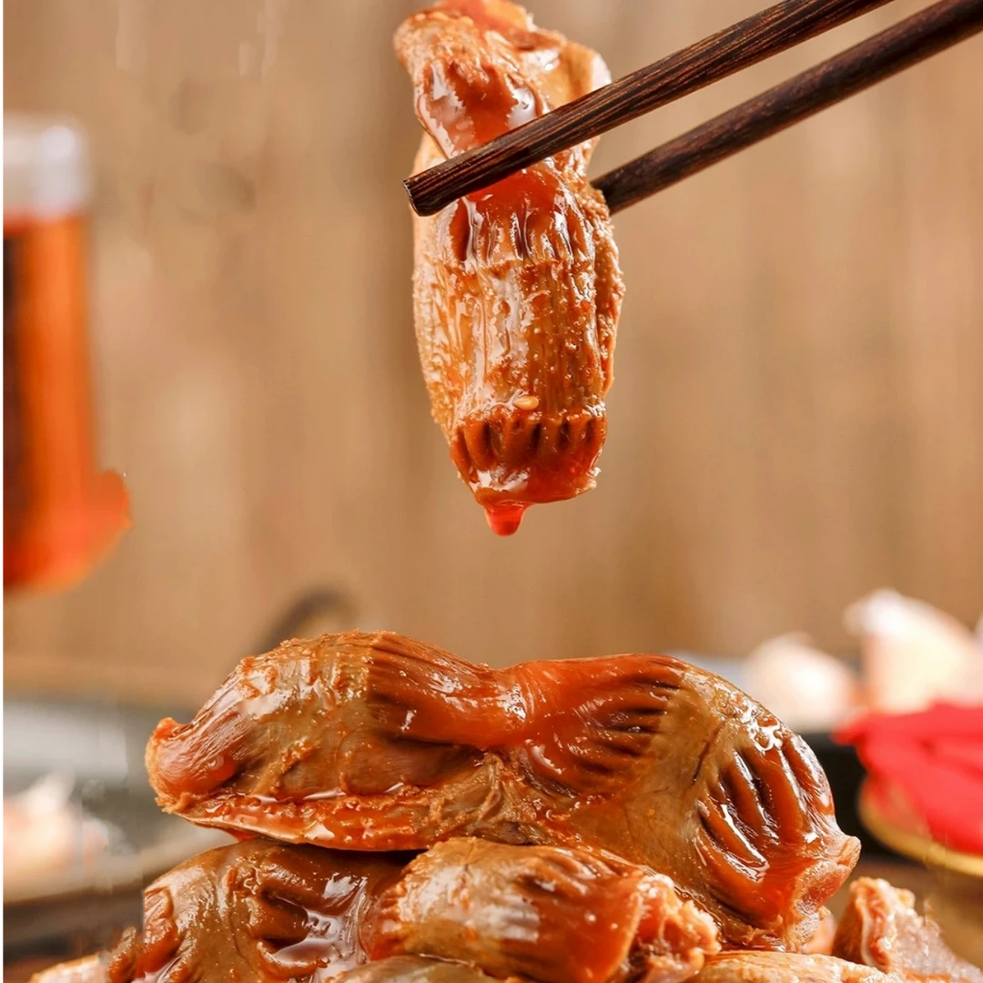 香辣五香卤味鸡胗即食熟食休闲追剧解馋零食