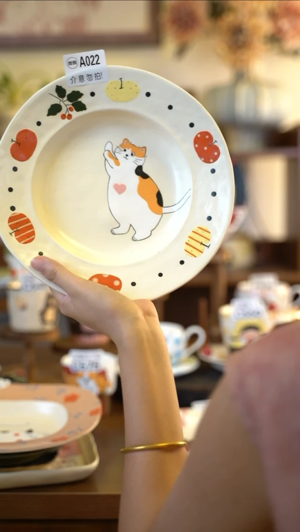 摆件A022 阿满屋手工手作陶瓷