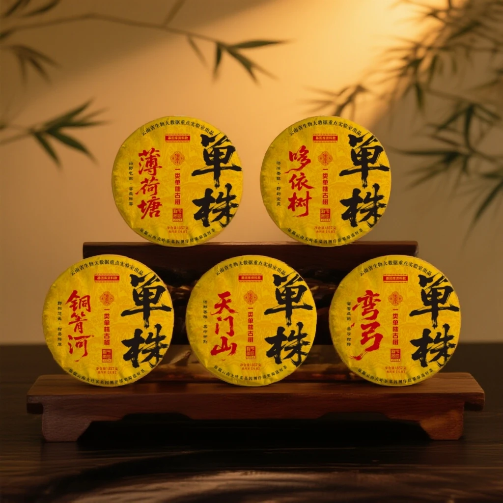 【敦煌甄选】2024年农大 五款一类古树普洱生茶357克