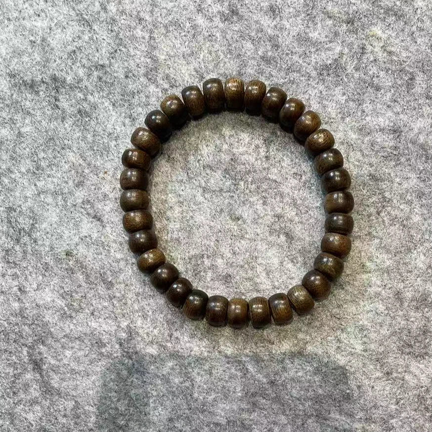 【大鹏珍藏】RSP1025富森红土沉香手串苹果珠0.8沉水（多样性发货）