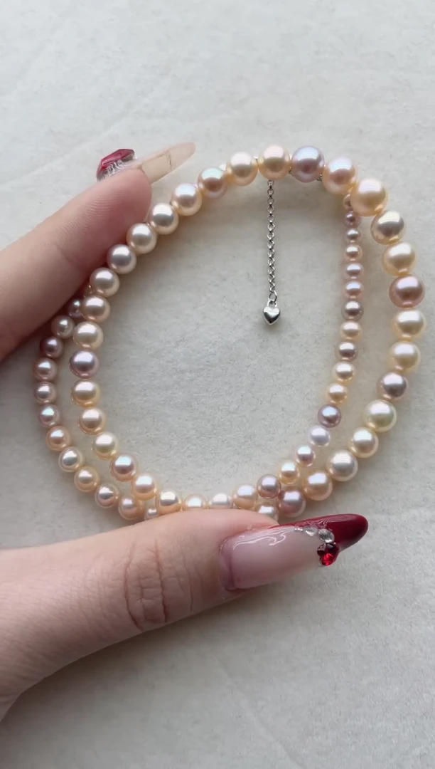 【闪购商品】海水珍珠项链银S925镶嵌A54