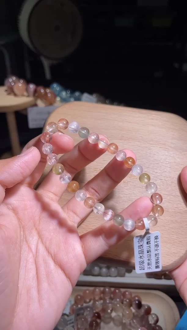 未镶嵌手链水晶54号多样性发一W 6+
