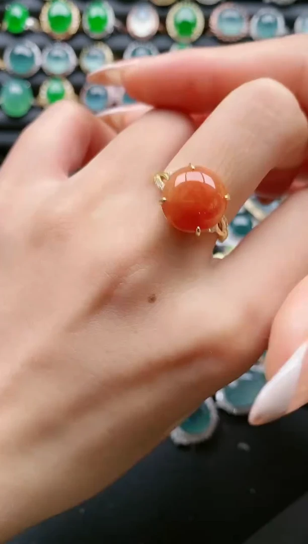 【闪购商品】翡翠戒指银S925镶嵌11111