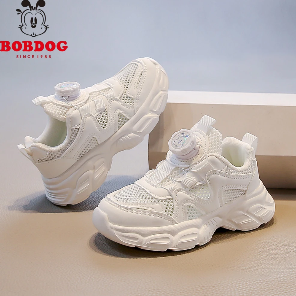 Bobdog/巴布豆百搭汪汪队运动鞋网面透气男童鞋鞋子女夏季