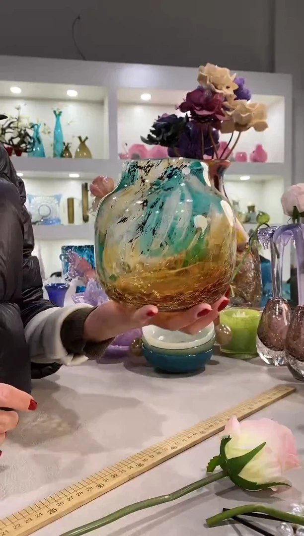 慕忆家手作琉璃花瓶