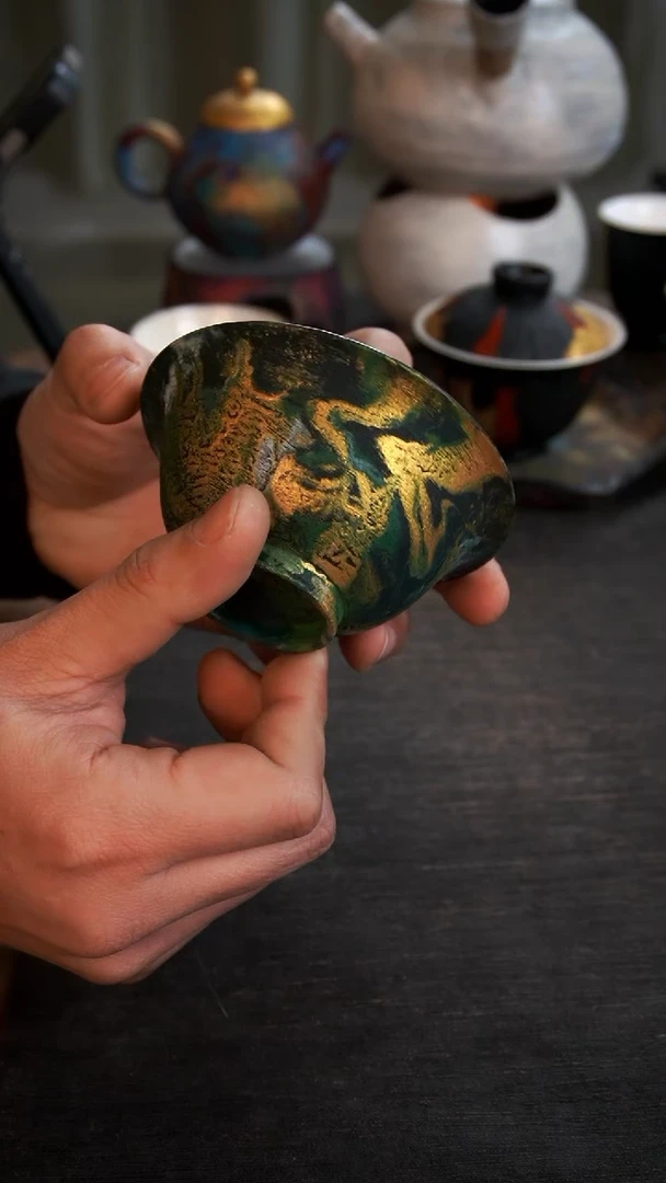 【闪购商品】其他微瑕大漆盖碗931小康茶器