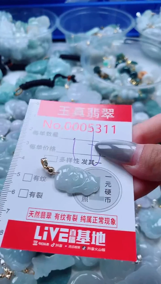 吊坠(不含链)未镶嵌翡翠5311
