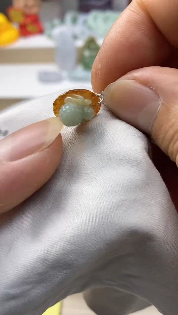 颈饰未镶嵌翡翠13天然缅甸翡翠A货