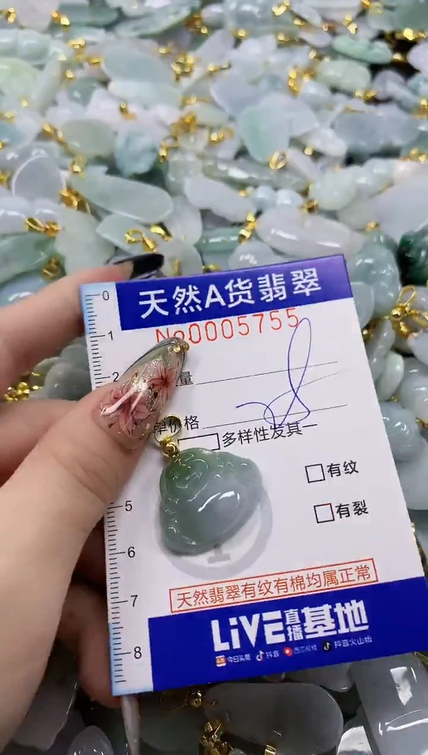 颈饰未镶嵌翡翠天然A货翡翠