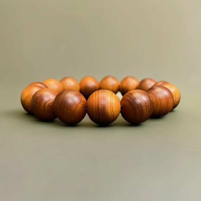 崖柏1.5*15颗单圈圆珠文玩手串